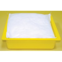Oil Absorbent Pillows with Drip Pans - (12) 10"x10" Pillows, (3) Pans