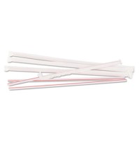 STRAWS STRAWS - Jumbo Straws, 10 1/4in, Plastic, White/Red Stripes, 500/PackBoardwalk  Jumbo StrawsC