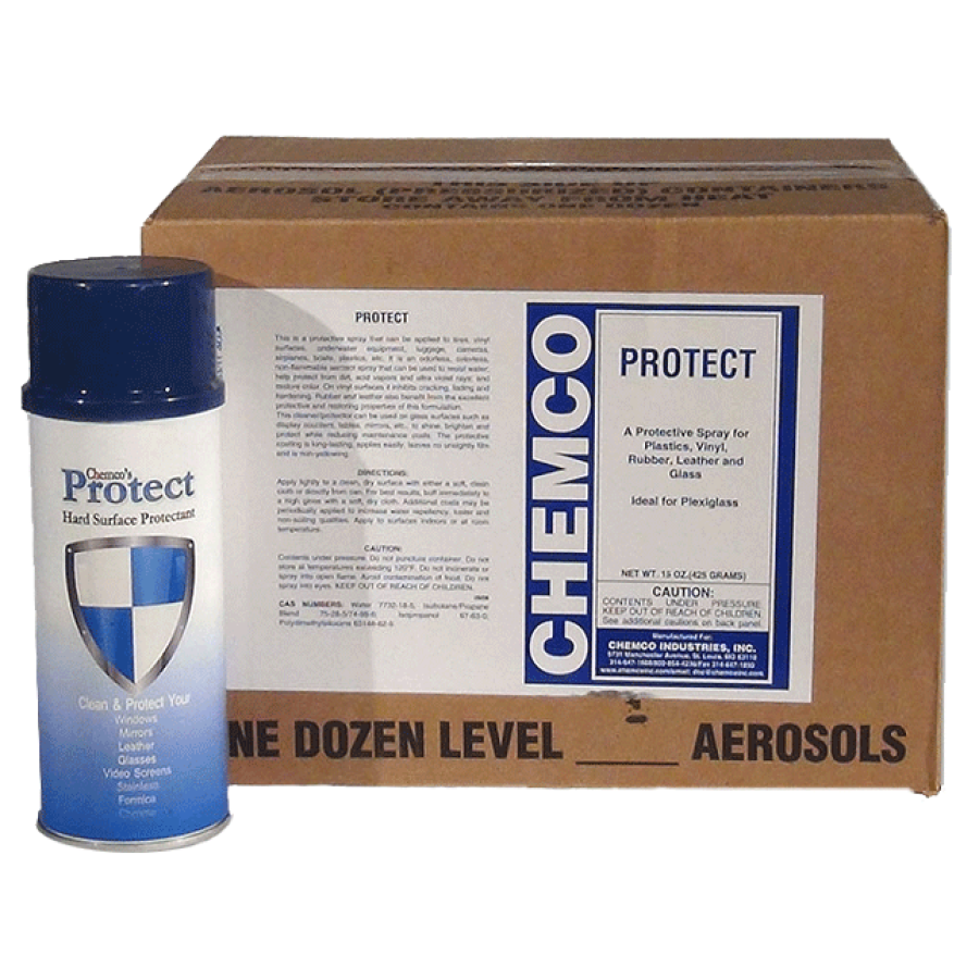 Protective Spray for Glass & Plexiglass - Protect (Dozen)