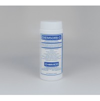 Absorbent Powder for Vomit, Urine, Blood and Chemicals - Chemsorb CL (8 Ounce Bottles, 8 Bottles Per Case)