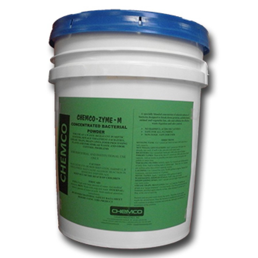 Chemco Zyme M - (Gran) - Powdered Alive Bacteria with Instant Odor Control - 50lb Pail (Priced/Pail)