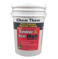 Chem Thaw Industrial Ice Melt - Calcium Chloride Pellets (packaged in 50 lb bucket) - Effective up to -40 F.