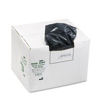 TRASH BAGS TRASH BAGS - Recycled Can Liners, 40-45 gal, 1.65 mil, 40 x 46, Black, 100/CartonEarthsen
