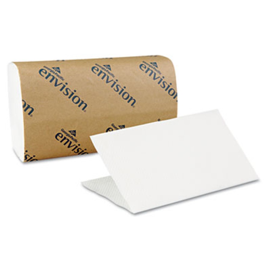 Paper Towel Paper Towel - envision  Folded Paper TowelsTOWEL,SNGLFLD,WE1-Fold Paper Towel, 10-1/4 x 