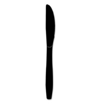 PLASTIC KNIFES PLASTIC KNIFES - Plastic Cutlery, Heavy Mediumweight Knives, BlackDixie  Plastic Cutl