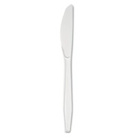 PLASTIC KNIFES PLASTIC KNIFES - Full Length Polystyrene Cutlery, Knife, WhiteBoardwalk  Full-Length 