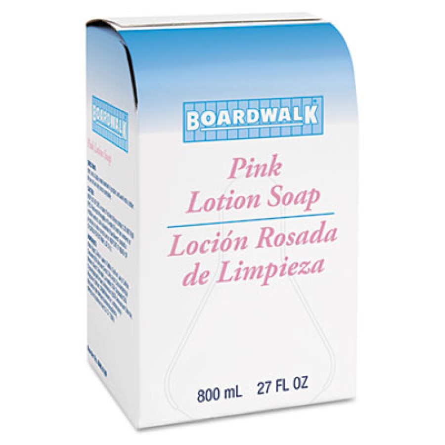 HAND SOAP HAND SOAP - Mild Cleansing Pink Lotion Soap, Pleasant Scent, Liquid, 800ml BoxBoardwalk  L