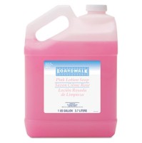 HAND SOAP HAND SOAP - Mild Cleansing Pink Lotion Soap, Pleasant Scent, Liquid, 1 gal BottleBoardwalk