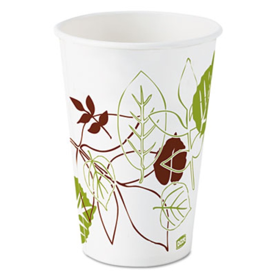 PAPER CUPS PAPER CUPS - Pathways Polycoated Paper Cold Cups, 12 ozTwo-sided polycoated paper cold cu