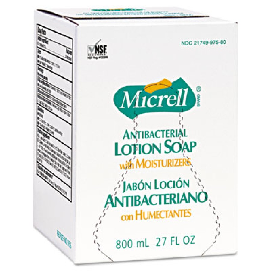 Hand Soap Hand Soap - GOJO  MICRELL  Antibacterial Lotion Soap RefillSOAP,MICRELL ANTIBC,800MLAntiba