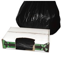 GARBAGE BAG GARBAGE BAG - Linear Low-Density Ecosac, 33 x 39, 33-Gallon, 1.5 Mil, Black, 150/CaseEss