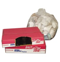 TRASH CAN LINERS TRASH CAN LINERS - High-Density Can Liners, 24 x 33, 15-Gallon, 6 Micron, Clear, 50
