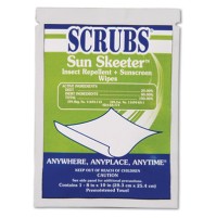 BUG SPRAY BUG SPRAY - Scrubs Sun Skeeter Insect Repellent/Sunscreen WipesDymon  Scrubs  Sun Skeeter 