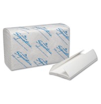 Paper Towel Paper Towel - Signature  Two-Ply Folded Paper TowelsTWL,C-FLD,2PLY,WHI,120/PKTwo-Ply Pre