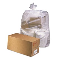 TRASH CAN LINER TRASH CAN LINER - Industrial Drum Liners, 38 x 65, 60-Gallon, 2.5 Mil, Clear, 50/Rol