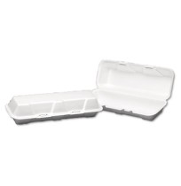 Hoagie Container Hoagie Container - Genpak  Foam Hinged Carryout ContainersCNTNR,FOAM HOAGIE,200/CSF