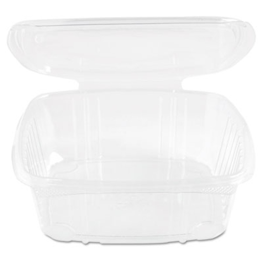 Hinged Container Hinged Container - Plastic deli containers.CNTNR,PLAS HIGH DOME,200Clear Hinged Del