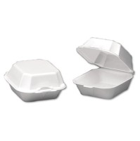 Hoagie Container Hoagie Container - Genpak  Foam Hinged Carryout ContainersCNTNR,FOAM HING,LRG,500Fo