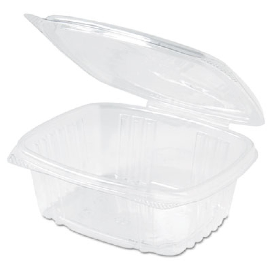 Hinged Container Hinged Container - Plastic deli containers.CNTNR,PLAS HING,12OZ,200Clear Hinged Del