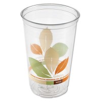 PLASTIC CUPS PLASTIC CUPS - Bare Eco-Forward RPET Cold Cups, 20 oz., Bare Design, 50/BagCold cups ma