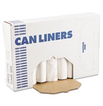 TRASH BAG TRASH BAG - High-Density Can Liners, 38 x 58, 60-Gal, 14 Micron Equivalent, Clear, 25/Roll