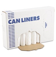 GARBAGE BAGS GARBAGE BAGS - Extra Heavy-Grade Can Liners, 24 x 32, 16-Gallon, .40 Mil, White, 25/Rol