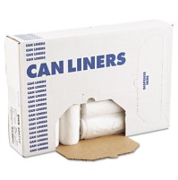 GARBAGE BAGS GARBAGE BAGS - High-Density Can Liners, 43 x 47, 56-Gal, 17 Micron Equivalent, Clear, 2