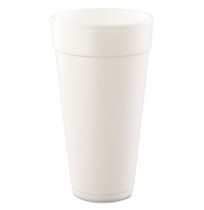 STYROFOAM CUPS STYROFOAM CUPS - Conex Foam Cup, 24 oz., Hot/Cold, White, 25/BagDart  Drink Foam Cups