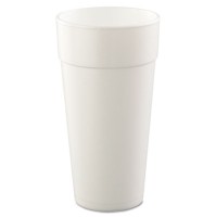 STYROFOAM CUPS STYROFOAM CUPS - Foam Cups, Hot/Cold, 24 oz., White, 25/BagDart  Drink Foam CupsC-FOA