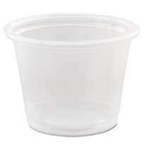 SOUFFLE CUPS SOUFFLE CUPS - Conex Polypropylene Portion Container, Clear, 1 oz, 125/BagDart  Conex  