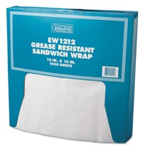 Sandwich Wrap Sandwich Wrap - Bagcraft Papercon  Grease-Resistant Paper Wrap/LinersPAPER,WRAP,LINER,