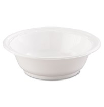 PLASTIC BOWLS PLASTIC BOWLS - Plastic Bowls, 10-12 Ounces, White, Round, 125/PackDart  Famous Servic