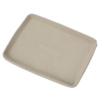 Food Tray Food Tray - Chinet  StrongHolder  Molded Fiber Food TraysMLD FBR TRAY,9X12,BEIGEStrongHold