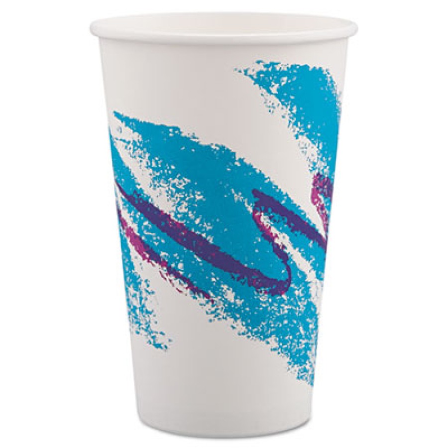 PAPER CUP | PAPER CUP | 20/50'S - C-POLY LINED PPR HOT CUP 16OZ JAZZ T