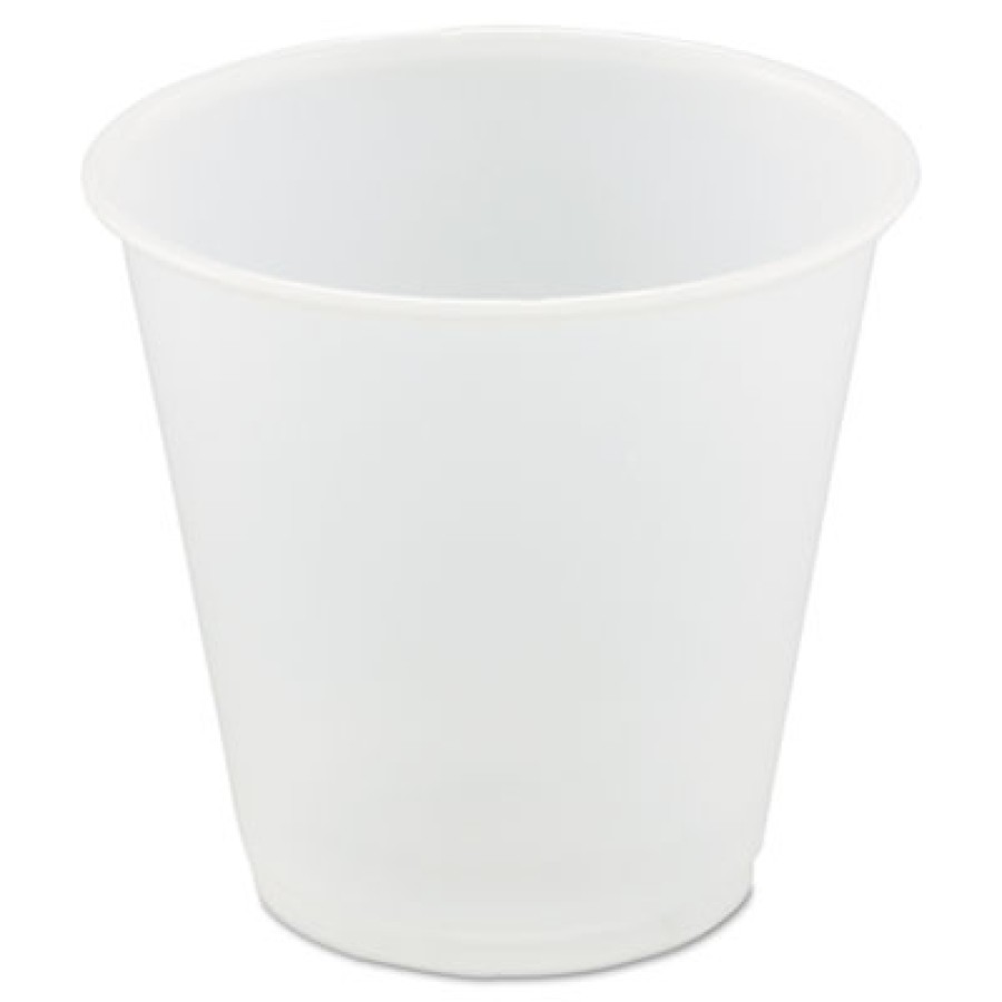 PLASTIC CUPS PLASTIC CUPS - Galaxy Translucent Cups, Cold, 3 1/2 oz., 100/PackSOLO  Cup Company Gala