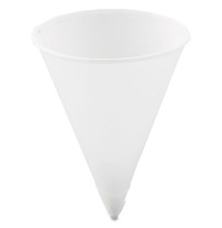 PAPER CUPS PAPER CUPS - Cone Water Cups, Paper 4 oz, Rolled RimSOLO  Cup Company Cone Water CupsC-RL
