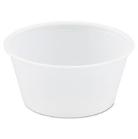 SOUFFLE CUPS SOUFFLE CUPS - Plastic Souffl  Portion Cups, 3 1/4 oz., Translucent, 250/BagSOLO  Cup C