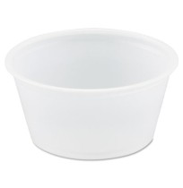 SOUFFLE CUPS SOUFFLE CUPS - Plastic Souffl  Portion Cups, 2 oz., Translucent, 250/BagSOLO  Cup Compa