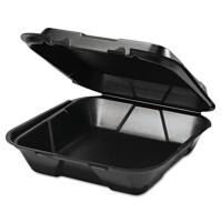 Hoagie Container Hoagie Container - Genpak  Foam Hinged Carryout ContainersCNTNR,FM HING,1COMP,BLKFo