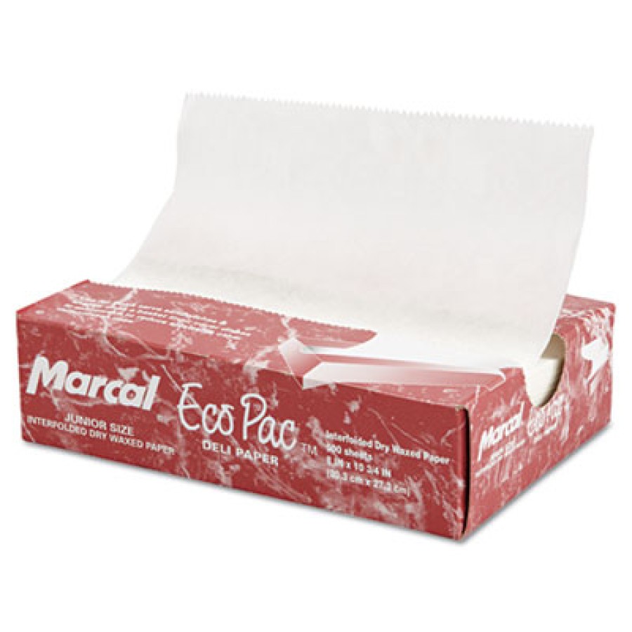 Deli Sheets Deli Sheets - Marcal  Eco-Pac Natural Interfolded Dry Wax PaperWAX PPR SHEET,8X10.75,WHT