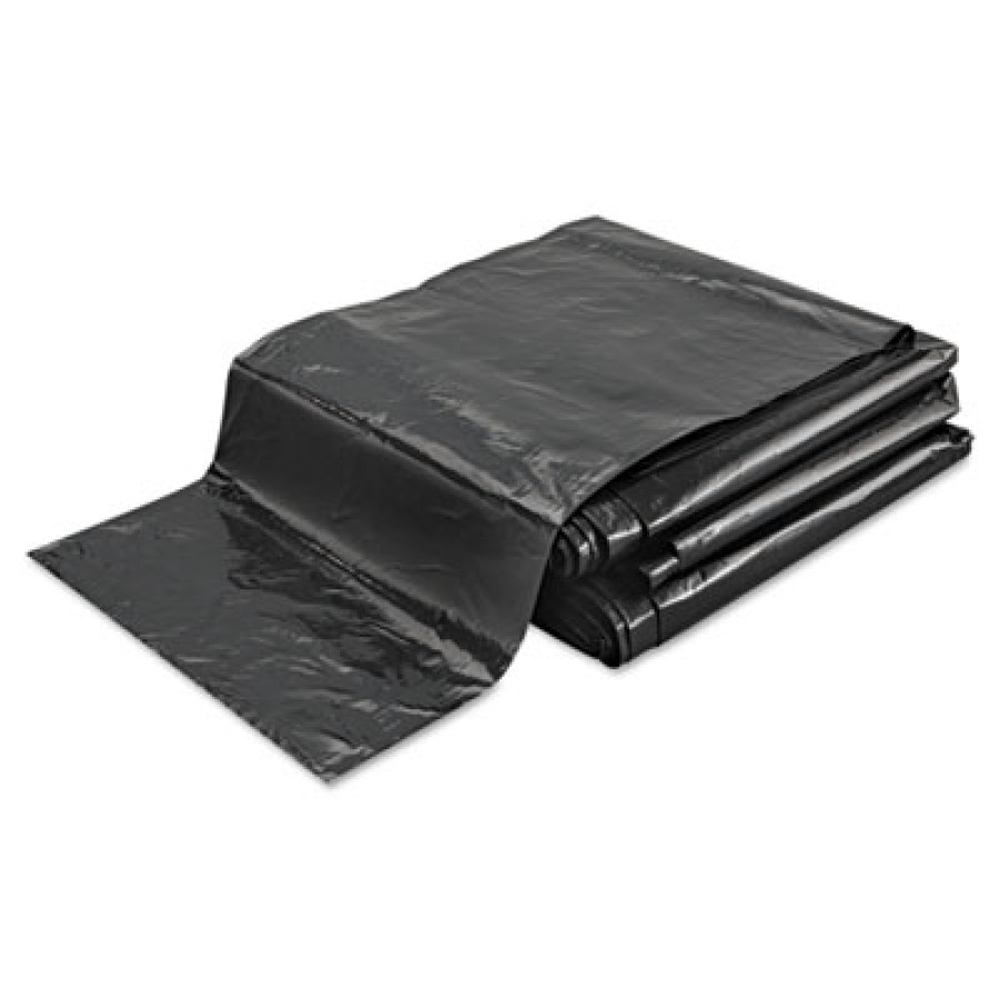 GARBAGE BAG GARBAGE BAG - Linear Low-Density Ecosac, 43 x 48, 56-Gallon, 1.0 Mil, Black, 100/CaseEss