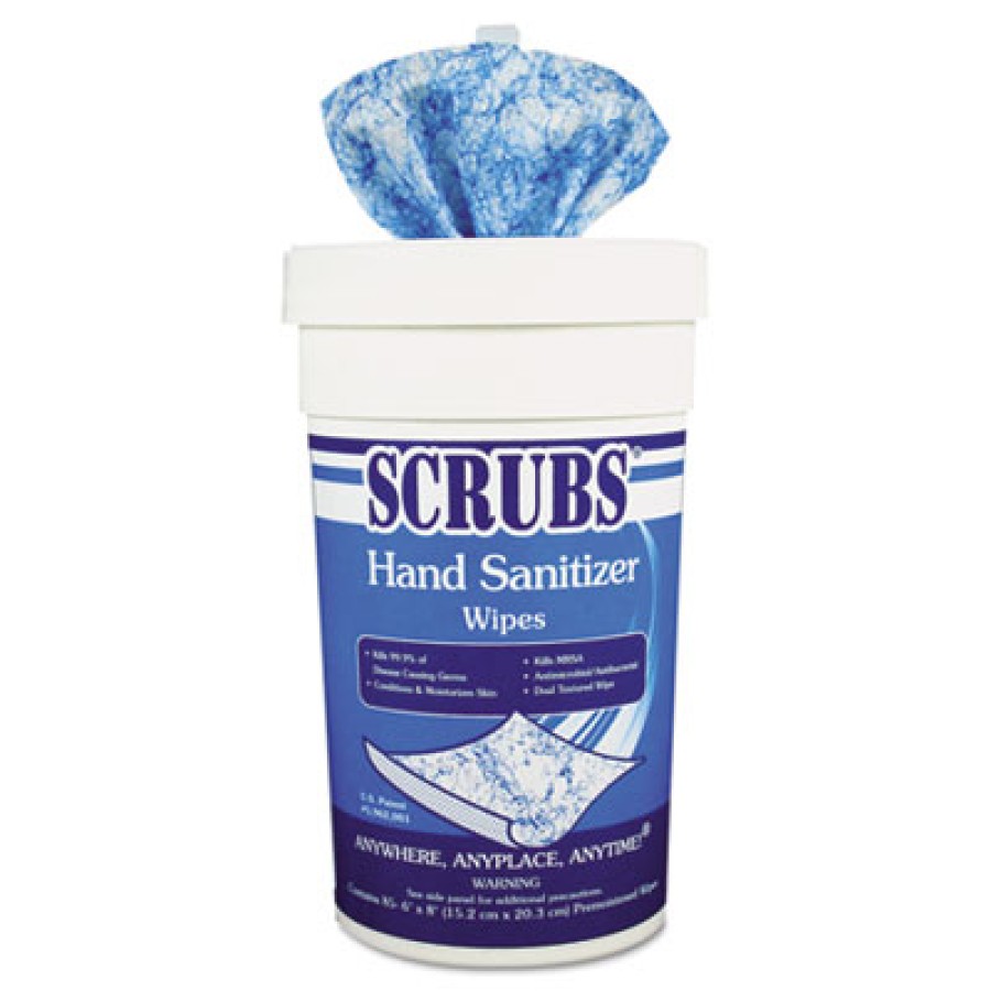 Scrubs Scrubs - SCRUBS  Antimicrobial Hand Sanitizer WipesWIPES,HAND,SANI,WE/LBEAntimicrobial Hand S
