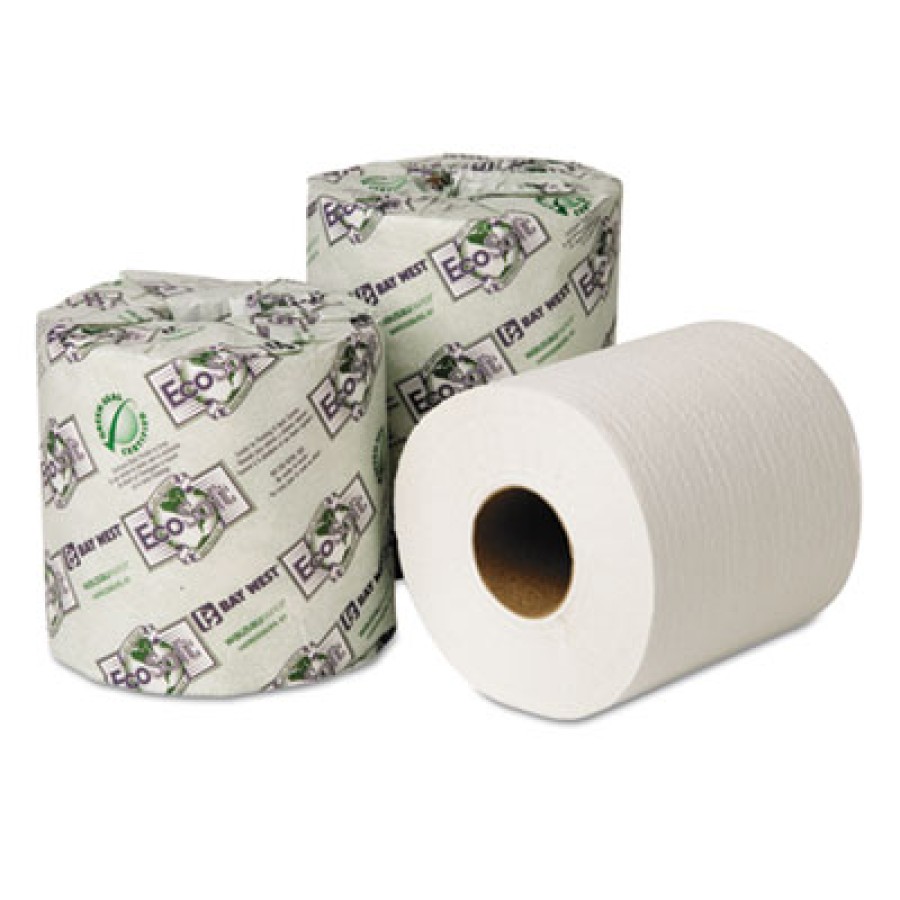 TOILET PAPER TOILET PAPER - EcoSoft Green Seal Universal Bathroom Tissue, 1-Ply, 1000 Sheets/RollWau