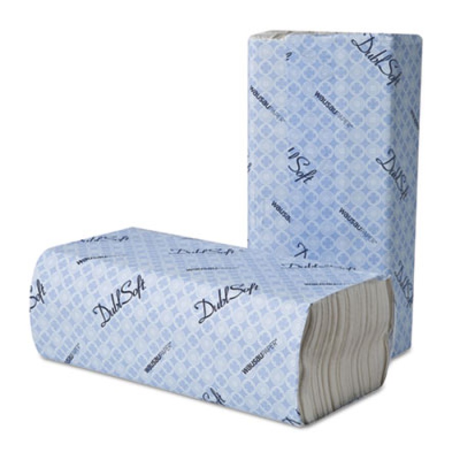 Paper Towels Paper Towels - Wausau Paper  DublSoft  Folded TowelsPPR TWL,CFOLD,10.13X13,WEDublSoft C