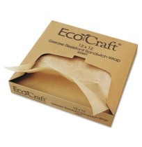 Sandwich Wrap Sandwich Wrap - Bagcraft Papercon  EcoCraft  Grease-Resistant Paper Wrap & LinerPAPER 