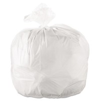 GARBAGE BAGS GARBAGE BAGS - Cub Commercial Low-Density Can Liners, 38 x 58, 60-Gal, 0.9 Mil, White, 