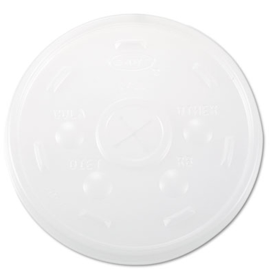 SLOTTED CUP LIDS SLOTTED CUP LIDS - Plastic Cold Cup Lids, 20 oz, TranslucentDart  Plastic Cold Cup 