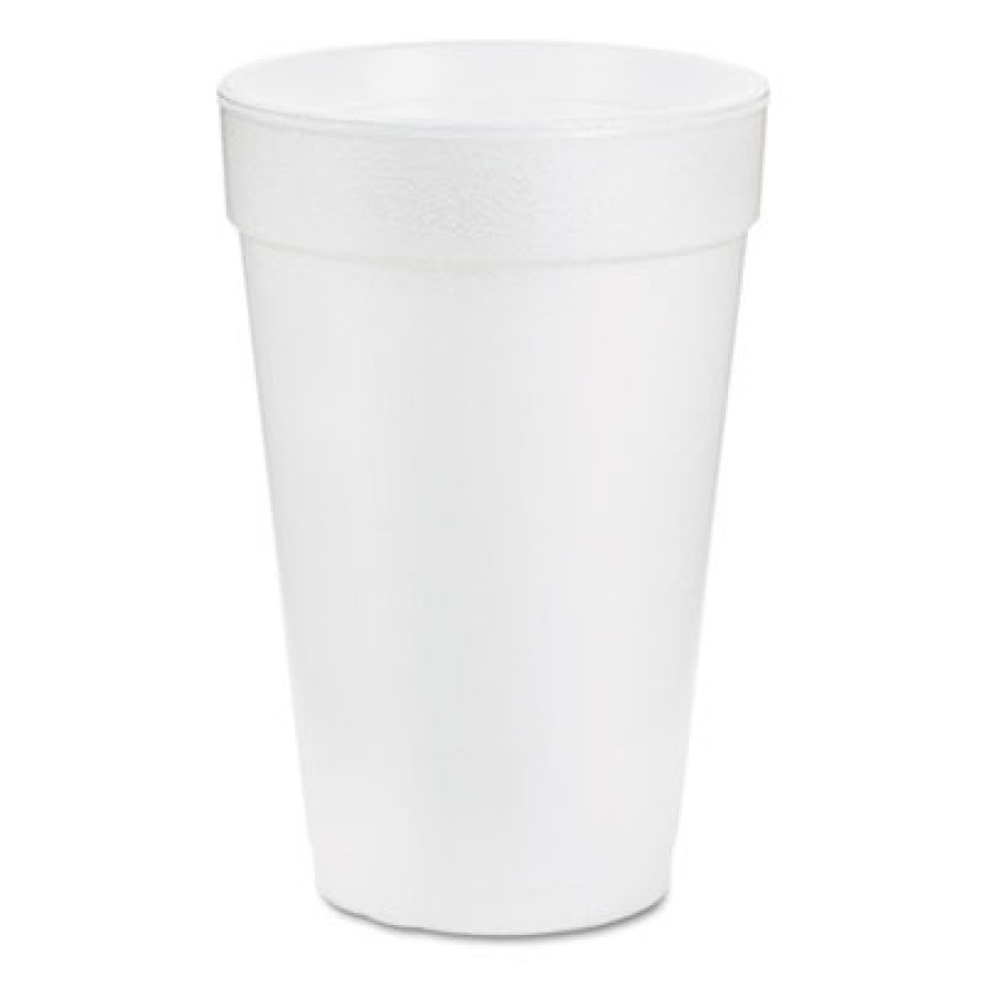 STYROFOAM CUPS STYROFOAM CUPS - Drink Foam Drink, 14 oz, WhiteDart  Drink Foam CupsC-FLUSH FILL FOAM
