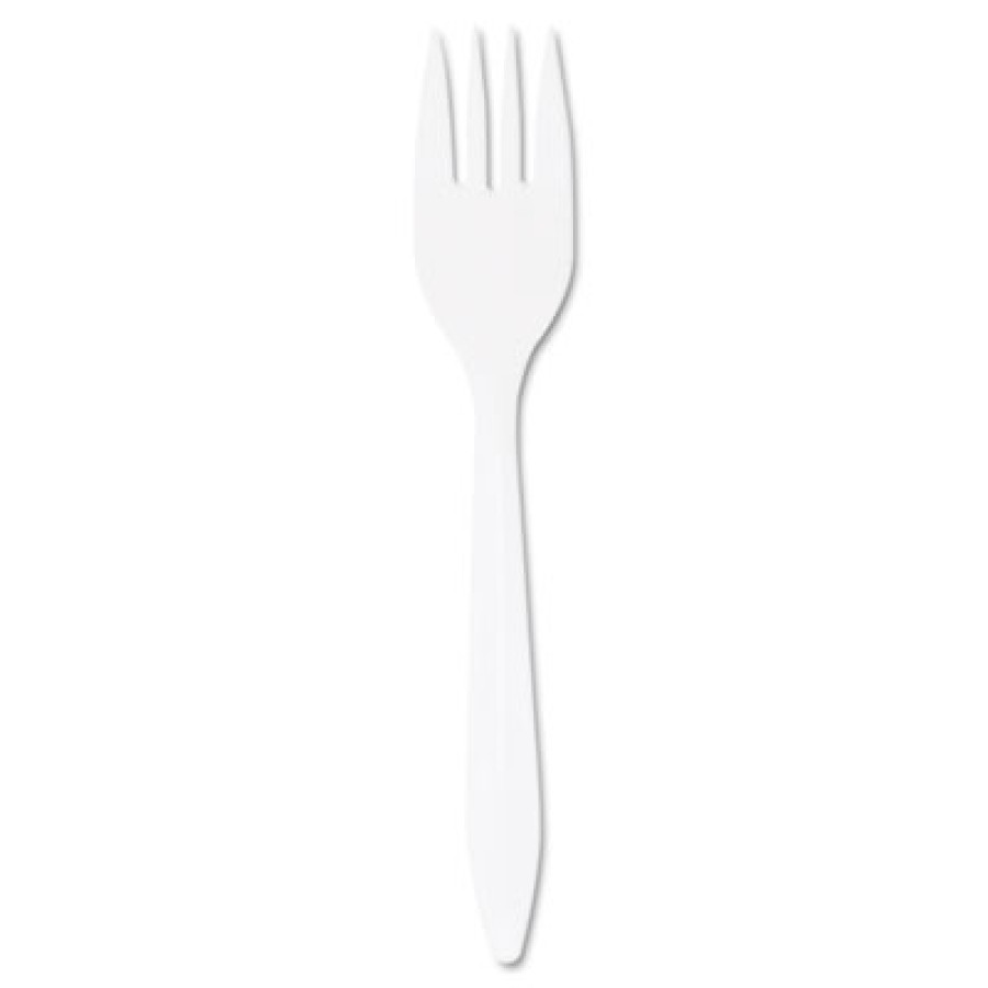 PLASTIC FORKS PLASTIC FORKS - Style Setter Mediumweight Plastic Forks, WhiteDart  Style Setter  Medi