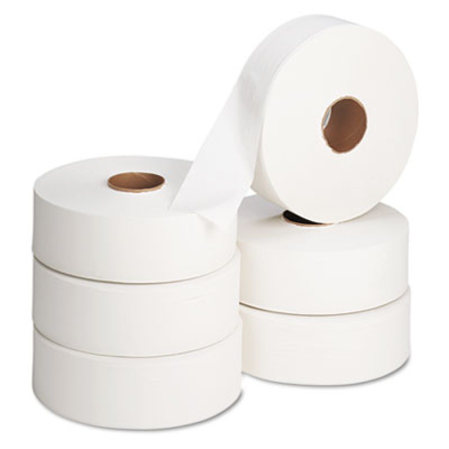 TOILET PAPER TOILET PAPER - Jumbo Roll Bath Tissue, 12" dia, 2000 ftenvision  Jumbo Bathroom TissueC